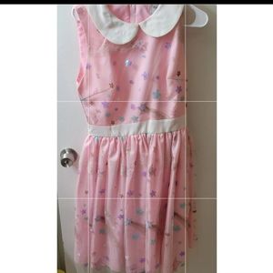 Pink retro star dress